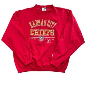 Vintage 90s Logo Athletic Kansas City Chiefs sweatshirt